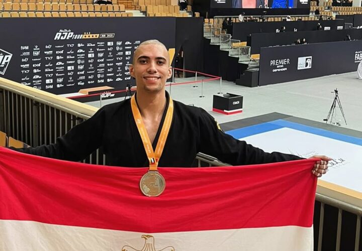 Adam wins silver at the AJP Tour UAE Nationals representing Egypt